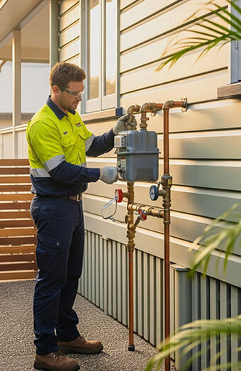 Servicing External Gas Lines